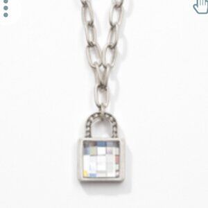 Touchstone Crystal by Swarovski Little Lock pendant